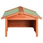 Caseta de cortacésped robótico madera maciza abeto 72x87x50 cm de vidaXL, Fundas para cortadoras de césped - Ref: Foro24-1708...