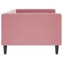 Rosafarbenes Samtschlafsofa 90x200 cm von vidaXL, Betten und Lattenroste - Ref: Foro24-354011, Preis: 185,12 €, Rabatt: %