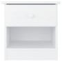 HIGH Nachttisch aus massivem Kiefernholz weiß 41x35x41 cm von vidaXL, Nachttische - Ref: Foro24-353914, Preis: 48,06 €, Rabat...