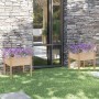 Jardineras 2 uds madera maciza de pino 70x70x70 cm en Maceteros y jardineras | Comprar online en Foro24