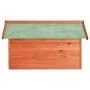 Solid fir wood robotic lawnmower shed 72x87x50 cm by vidaXL, Lawn Mower Covers - Ref: Foro24-170878, Price: 95,49 €, Discount: %
