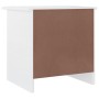 HIGH Nachttisch aus massivem Kiefernholz weiß 41x35x41 cm von vidaXL, Nachttische - Ref: Foro24-353914, Preis: 48,06 €, Rabat...