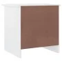 Tall solid white pine wood bedside table 41x35x41 cm by vidaXL, Nightstands - Ref: Foro24-353914, Price: 47,31 €, Discount: %