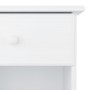Tall solid white pine wood bedside table 41x35x41 cm by vidaXL, Nightstands - Ref: Foro24-353914, Price: 48,06 €, Discount: %