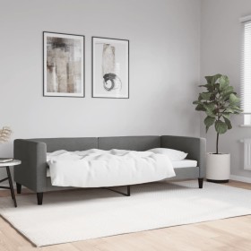 Dark gray fabric sofa bed 80x200 cm by vidaXL, Beds and slatted bases - Ref: Foro24-353979, Price: 180,59 €, Discount: %