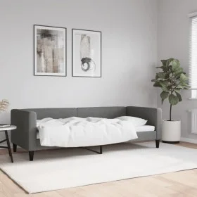 Dark gray fabric sofa bed 80x200 cm by vidaXL, Beds and slatted bases - Ref: Foro24-353979, Price: 177,94 €, Discount: %