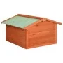 Solid fir wood robotic lawnmower shed 72x87x50 cm by vidaXL, Lawn Mower Covers - Ref: Foro24-170878, Price: 95,49 €, Discount: %