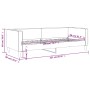 Sofá cama tela gris oscuro 80x200 cm de vidaXL, Camas y somieres - Ref: Foro24-353979, Precio: 180,59 €, Descuento: %