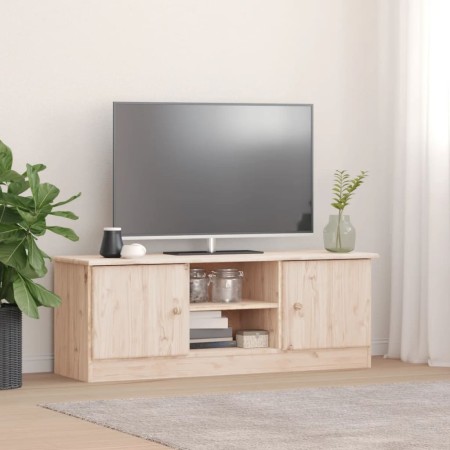 ALTA TV-Möbel aus massivem Kiefernholz 112x35x41 cm von vidaXL, TV-Möbel - Ref: Foro24-353935, Preis: 90,68 €, Rabatt: %