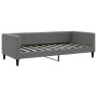 Sofá cama tela gris oscuro 90x190 cm de vidaXL, Camas y somieres - Ref: Foro24-353994, Precio: 212,67 €, Descuento: %