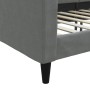 Sofá cama tela gris oscuro 90x190 cm de vidaXL, Camas y somieres - Ref: Foro24-353994, Precio: 212,67 €, Descuento: %
