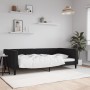 Sofá cama terciopelo negro 100x200 cm de vidaXL, Camas y somieres - Ref: Foro24-354019, Precio: 194,37 €, Descuento: %