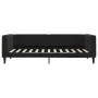 Sofá cama terciopelo negro 100x200 cm de vidaXL, Camas y somieres - Ref: Foro24-354019, Precio: 186,23 €, Descuento: %