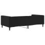 Sofá cama terciopelo negro 100x200 cm de vidaXL, Camas y somieres - Ref: Foro24-354019, Precio: 186,23 €, Descuento: %
