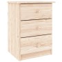 ALTA bedside table solid pine wood 41x35x55.5 cm by vidaXL, Nightstands - Ref: Foro24-353917, Price: 72,98 €, Discount: %