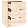 ALTA Nachttisch aus massivem Kiefernholz 41x35x55,5 cm von vidaXL, Nachttische - Ref: Foro24-353917, Preis: 64,51 €, Rabatt: %