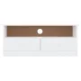 TV-Schrank mit Schubladen ALTA aus weißem Kiefernholz 100x35x41cm von vidaXL, TV-Möbel - Ref: Foro24-353934, Preis: 77,37 €, ...