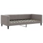 Taupe gray fabric sofa bed 100x200 cm by vidaXL, Beds and slatted bases - Ref: Foro24-353991, Price: 191,46 €, Discount: %