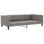 Taupe gray fabric sofa bed 100x200 cm by vidaXL, Beds and slatted bases - Ref: Foro24-353991, Price: 189,32 €, Discount: %