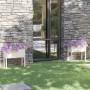 Jardineras 2 uds madera maciza de pino blanco 70x31x70 cm