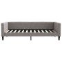 Taupe gray fabric sofa bed 100x200 cm by vidaXL, Beds and slatted bases - Ref: Foro24-353991, Price: 191,46 €, Discount: %