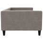 Taupe gray fabric sofa bed 100x200 cm by vidaXL, Beds and slatted bases - Ref: Foro24-353991, Price: 191,46 €, Discount: %