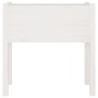 Jardineras 2 uds madera maciza de pino blanco 70x31x70 cm