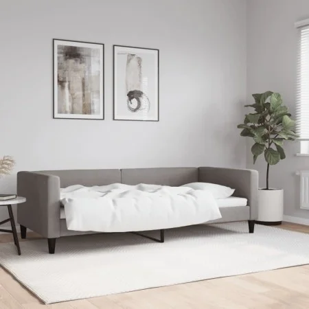 Taupegraues Schlafsofa aus Stoff, 90 x 200 cm von vidaXL, Betten und Lattenroste - Ref: Foro24-353986, Preis: 184,05 €, Rabat...