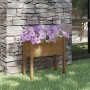 Jardinera de madera maciza de pino marrón miel 70x31x70 cm en Maceteros y jardineras | Comprar online en Foro24