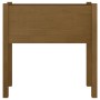 Jardinera de madera maciza de pino marrón miel 70x31x70 cm en Maceteros y jardineras | Comprar online en Foro24