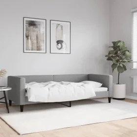 Light gray fabric sofa bed 80x200 cm by vidaXL, Beds and slatted bases - Ref: Foro24-353978, Price: 178,45 €, Discount: %
