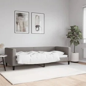 Taupe gray fabric sofa bed 80x200 cm by vidaXL, Beds and slatted bases - Ref: Foro24-353981, Price: 177,94 €, Discount: %