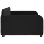 Black velvet sofa bed 100x200 cm by vidaXL, Beds and slatted bases - Ref: Foro24-354069, Price: 195,81 €, Discount: %