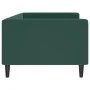 Sofá cama terciopelo verde oscuro 90x200 cm de vidaXL, Camas y somieres - Ref: Foro24-354010, Precio: 185,12 €, Descuento: %