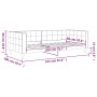 Dunkelgrünes Samtschlafsofa 90x200 cm von vidaXL, Betten und Lattenroste - Ref: Foro24-354010, Preis: 187,38 €, Rabatt: %