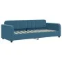 Sofá cama terciopelo azul 80x200 cm de vidaXL, Camas y somieres - Ref: Foro24-354050, Precio: 184,48 €, Descuento: %