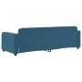 Blue velvet sofa bed 80x200 cm by vidaXL, Beds and slatted bases - Ref: Foro24-354050, Price: 187,24 €, Discount: %