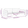 Blue velvet sofa bed 80x200 cm by vidaXL, Beds and slatted bases - Ref: Foro24-354050, Price: 187,24 €, Discount: %