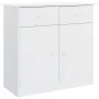 High solid white pine wood sideboard 77x35x73 cm by vidaXL, Sideboards - Ref: Foro24-353942, Price: 122,83 €, Discount: %
