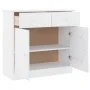 High solid white pine wood sideboard 77x35x73 cm by vidaXL, Sideboards - Ref: Foro24-353942, Price: 122,83 €, Discount: %