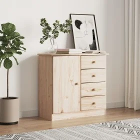 ALTA Sideboard aus massivem Kiefernholz 77x35x73 cm von vidaXL, Sideboards - Ref: Foro24-353943, Preis: 110,40 €, Rabatt: %