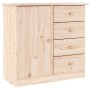 ALTA Sideboard aus massivem Kiefernholz 77x35x73 cm von vidaXL, Sideboards - Ref: Foro24-353943, Preis: 116,91 €, Rabatt: %
