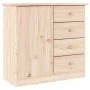 ALTA sideboard solid pine wood 77x35x73 cm by vidaXL, Sideboards - Ref: Foro24-353943, Price: 110,40 €, Discount: %