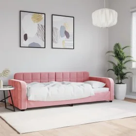 Sofá cama terciopelo rosa 80x200 cm de vidaXL, Camas y somieres - Ref: Foro24-354054, Precio: 185,02 €, Descuento: %