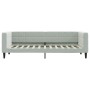 Hellgraues Samtschlafsofa 80x200 cm von vidaXL, Betten und Lattenroste - Ref: Foro24-354001, Preis: 186,16 €, Rabatt: %