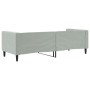 Hellgraues Samtschlafsofa 80x200 cm von vidaXL, Betten und Lattenroste - Ref: Foro24-354001, Preis: 186,16 €, Rabatt: %