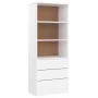 ALTA white pine wood bookcase with drawers 60x35x142 cm by vidaXL, Bookcases and shelves - Ref: Foro24-353952, Price: 138,51 ...