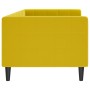 Yellow velvet sofa bed 80x200 cm by vidaXL, Beds and slatted bases - Ref: Foro24-354006, Price: 177,42 €, Discount: %