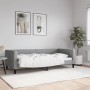 Hellgraues Schlafsofa aus Stoff, 90 x 200 cm von vidaXL, Betten und Lattenroste - Ref: Foro24-353983, Preis: 172,72 €, Rabatt: %