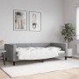 Hellgraues Schlafsofa aus Stoff, 100 x 200 cm von vidaXL, Betten und Lattenroste - Ref: Foro24-353988, Preis: 157,18 €, Rabat...